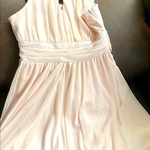 Girls light pink dress, size 10